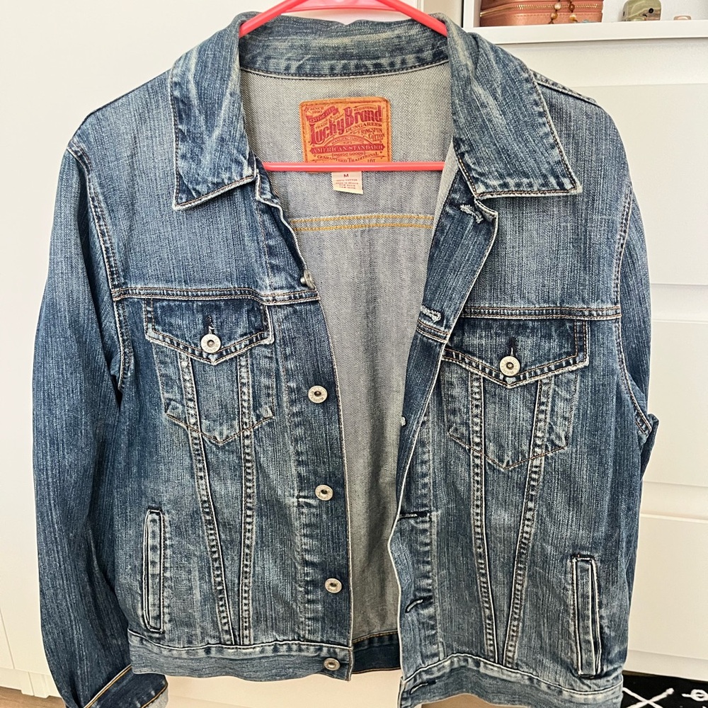 Lucky Brand Classic Blue Jean Jacket